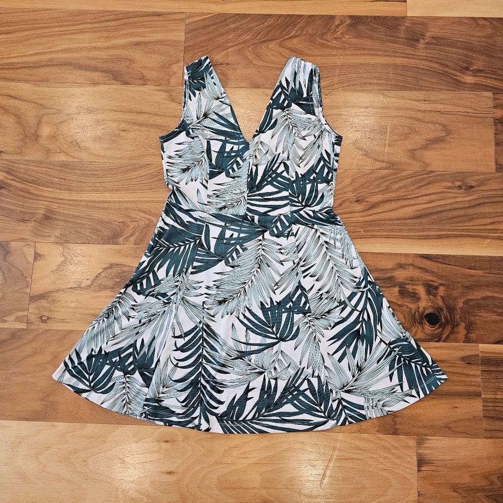 H&M White Sleeveless Asymmetrical Bodysuit